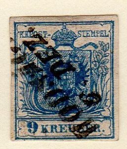 Austria, Sc 5, Used, 1850