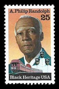 PCBstamps   US #2402 25c A.P. Randolph, Black Heritage, MNH, (13)