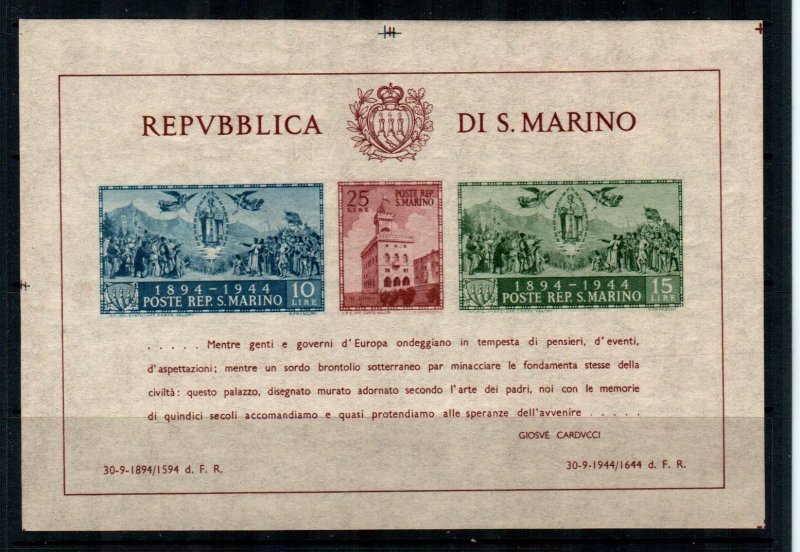 San Marino #239 Imperf  MNH  Scott $115.00