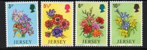 JERSEY SG103/6 1974 SPRING FLOWERS MNH