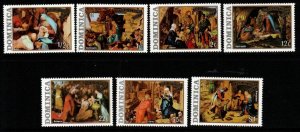 DOMINICA SG397/403 1973 CHRISTMAS MNH