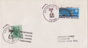 United States Arkansas Canfield 71829 1970 4-bar  1965-1976  Philatelic  L...