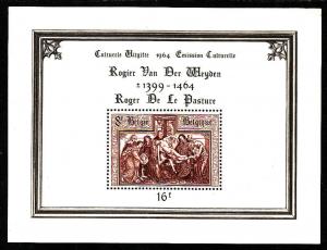 Belgium-Sc#B763-unused NH sheet-Paintings-Roger van der Weyd