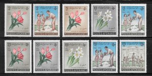 Afghanistan Scott 539-48 MNHOG - 1961 Teachers Day Set - SCV $3.95