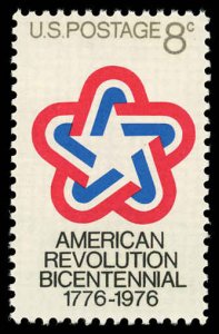 US Sc 1432 VF/MNH - 1971 8¢ American Revolution Bicentennial - P.O. Fresh