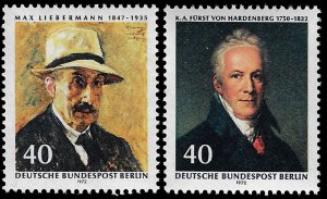 Germany-Berlin 1972 Sc 9N332-33 MNH vf