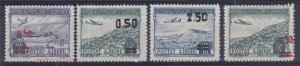 ALBANIA 1952 Air surcharge set of 4 mainly - 35585