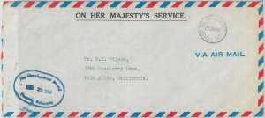 79105 - BAHAMAS -  POSTAL HISTORY - OFFICIAL  COVER  to USA  1956