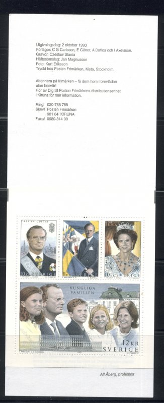 Sweden 2037 MNH Bklt (1