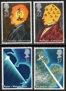 Great Britain Sc #1360-1363 MNH