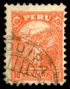 PERU Sc 295 USED - 1931 10c -  Local Motifs