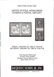 United States, Worldwide Stamps & Postal History, Schiff 223