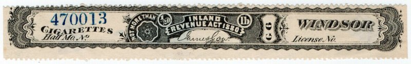 (I.B) Canada Revenue : Cigarette Duty 1/20th lb (Windsor)