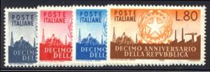 ITALY BELOW 35% of CAT SALE - #710-13 Mint NH