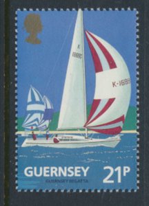 Guernsey  SG 525  SC# 460 MNH  Yacht Club  1991  see scan     