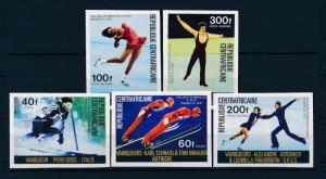 [56051] Central African Republic 1976 Olympic games Figure skating Imperf. MNH