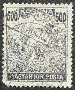 Hungary, 1924, SC#392, Harvest (MAGYAR KIR. POSTA) Used, F