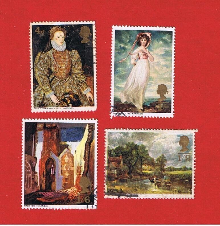 Great Britain  #568-571  VF used   Paintings  Free S/H