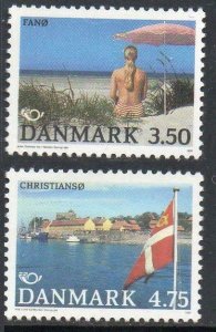 1991 Denmark 1003-1004 Ships - tourism 3,00 €