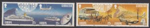 Gibraltar 524-7 Europa Transportation mnh