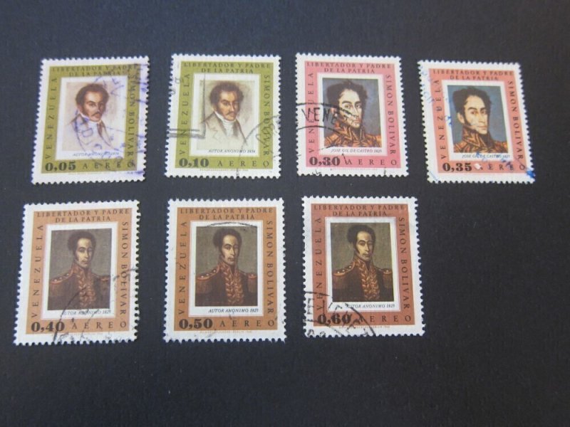 Venezuela 1966 Sc C937-38,941-45 FU