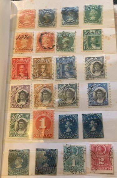 STAMP STATION PERTH Chile Collection in Album 260+ stamps Mint/Hinged