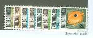 Tanzania #19-27 Mint (NH) Multiple