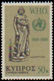 Cyprus #317-318 Never Hinged Complete Set(2), 1968, Never Hinged