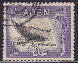 Aden 55a USED 1955 Dhow Building