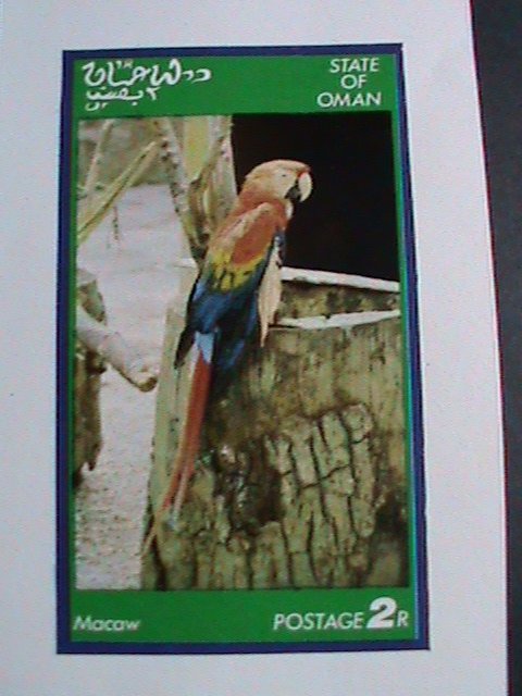​OMAN STAMP-LOVELY BEAUTIFUL BIRDS IMPERF :MNH S/S SHEET VERY FINE