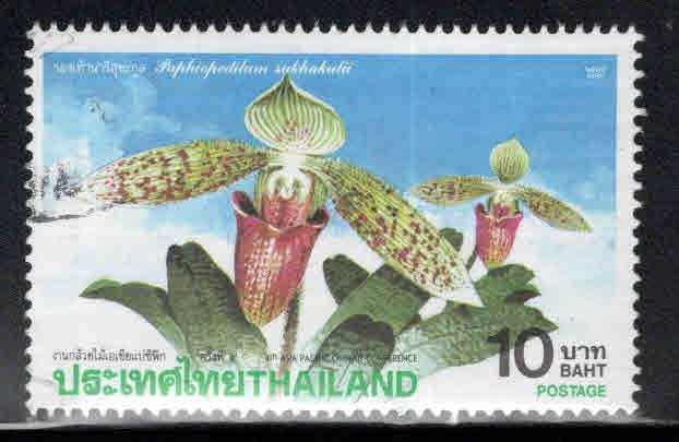 Thailand Scott 1444 Used Orchid stamp