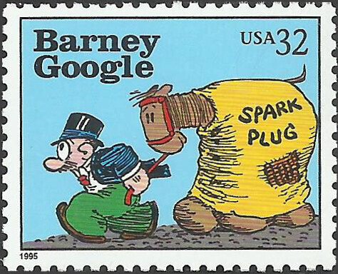 # 3000i MINT NEVER HINGED ( MNH ) BARNEY GOOGLE