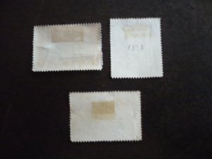 Stamps - British Guiana - Scott#152-154- Used & Mint Hinged Part Set of 3 Stamps