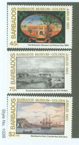 Barbados #620-622  Single (Complete Set)