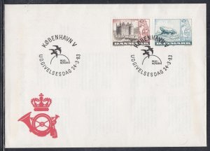 Denmark Scott 735-6 FDC - 1983 Nordic Cooperation Issue