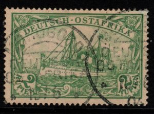 GERMAN EAST AFRICA SG24 1901 2r GREEN USED