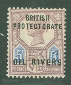 Niger Coast Protectorate (Oil Rivers Protectorate) #5 Unused Single