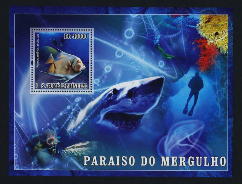 St Thomas & Principe 1752 MNH Fish, Shark