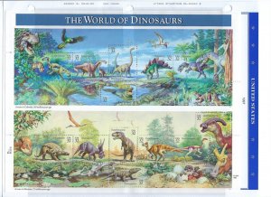JASTAMPS: US 3136 (1997) 32c - MNH - World of Dinosaurs {Sheet of 15}