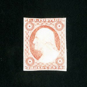 US Stamps # 11 VF Fresh dist OG LH Scott Value $275.00