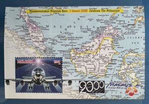 MALAYSIA 2000 Celebrate the New Millennium 2nd Issue MS SG#MS850a