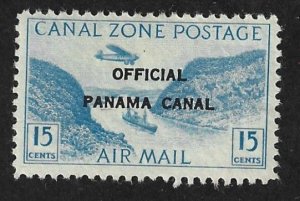 Canal Zone Scott #CO3 Mint 15c Official Air 2019 CV = $11.00