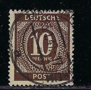 Germany AM Post Scott # 537, used
