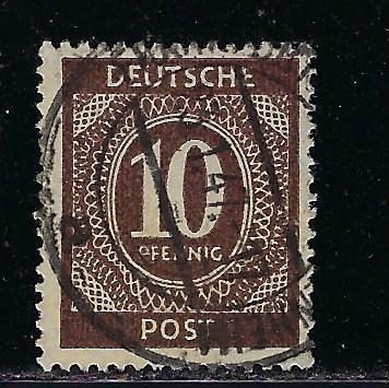 Germany AM Post Scott # 537, used