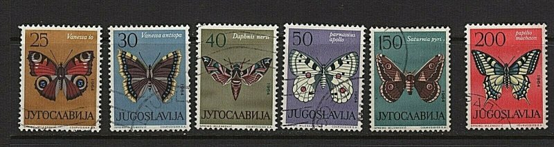 Yugoslavia Scott #724-729 Set  USED
