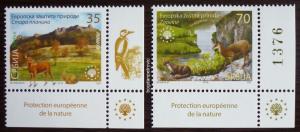 2014 SERBIA - COMPLETE SET (MNH)! mountain deer lamb rabbit fauna animal bird I7