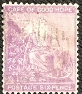 Cape of Good Hope #18 Used Single “Hope” & Symbols of Colony L21