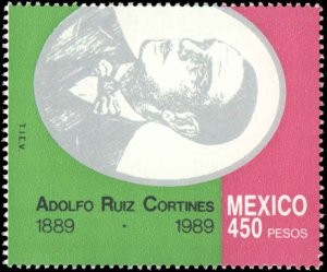 Mexico #1634, Complete Set, 1989, Never Hinged