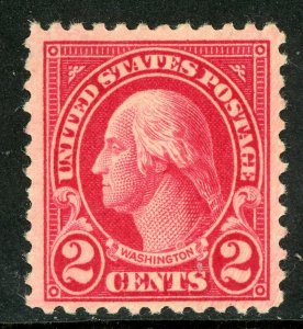 USA 1923 Fourth Bureau 2¢ Washington Perf 11 Scott 554 MNH G205