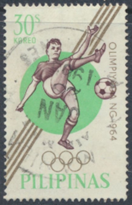 Philippines   Sc# 918 Used Olympics Tokyo  Soccer  see details  / scans 